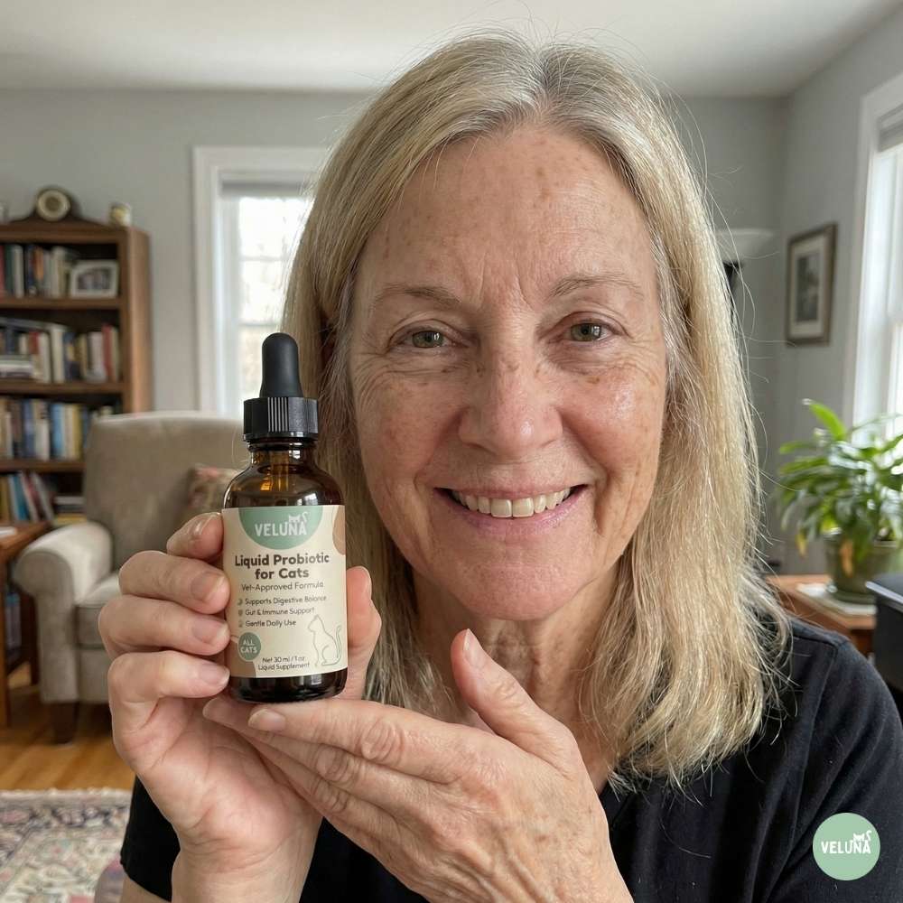 Veluna Fejlett Folyékony Probiotikum Macskák Számára