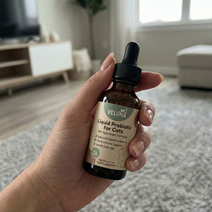 Veluna Fejlett Folyékony Probiotikum Macskák Számára