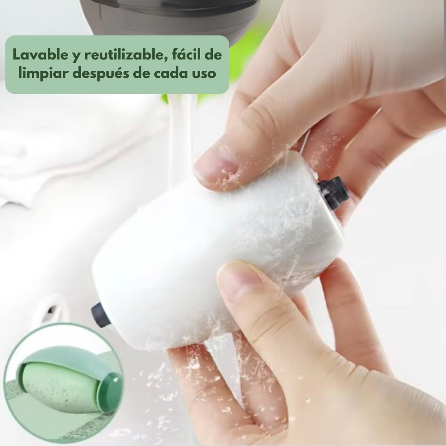 Magic Roller ™ - újrahasznosítható henger a háziállatok, a bolyhos és a por egyszerű eltávolításához