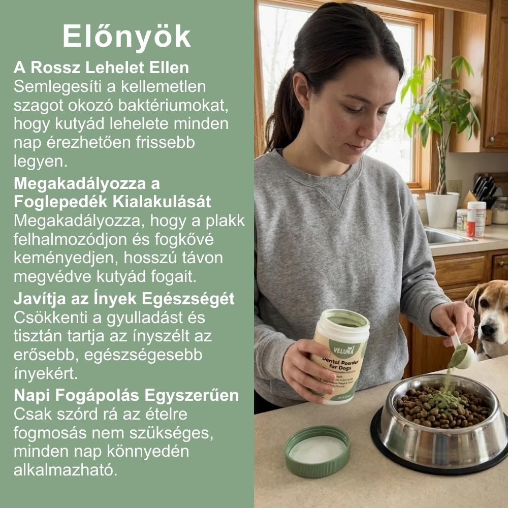 Veluna Fogászati Por Kutyáknak