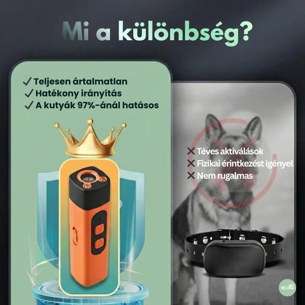 CalmPro – Ultrahangos kutyakiképző – Biztonságos megoldás a túlzott ugatás ellen