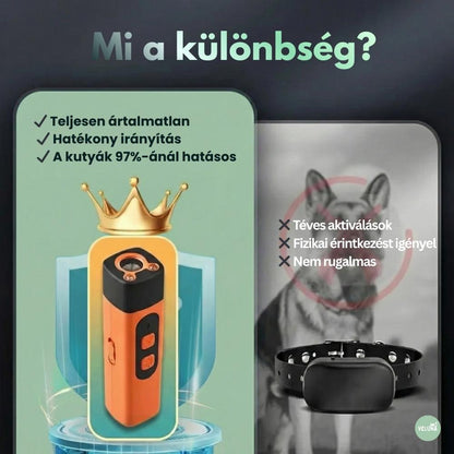 CalmPro – Ultrahangos kutyakiképző – Biztonságos megoldás a túlzott ugatás ellen