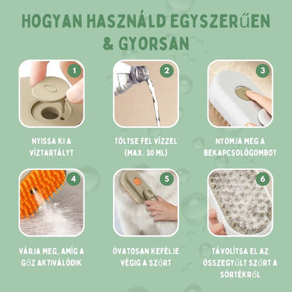 Veluna Steam Brush macskáknak