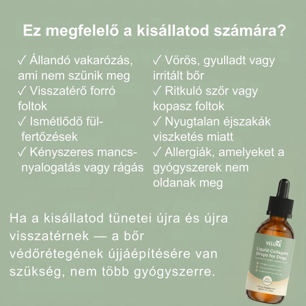 Veluna Prémium Folyékony Kollagén Kutyáknak