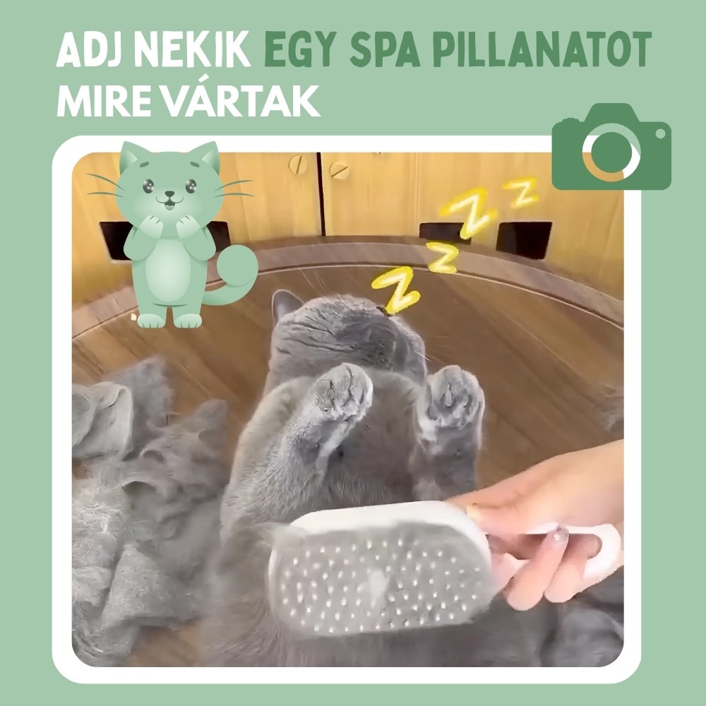 Veluna Steam Brush macskáknak