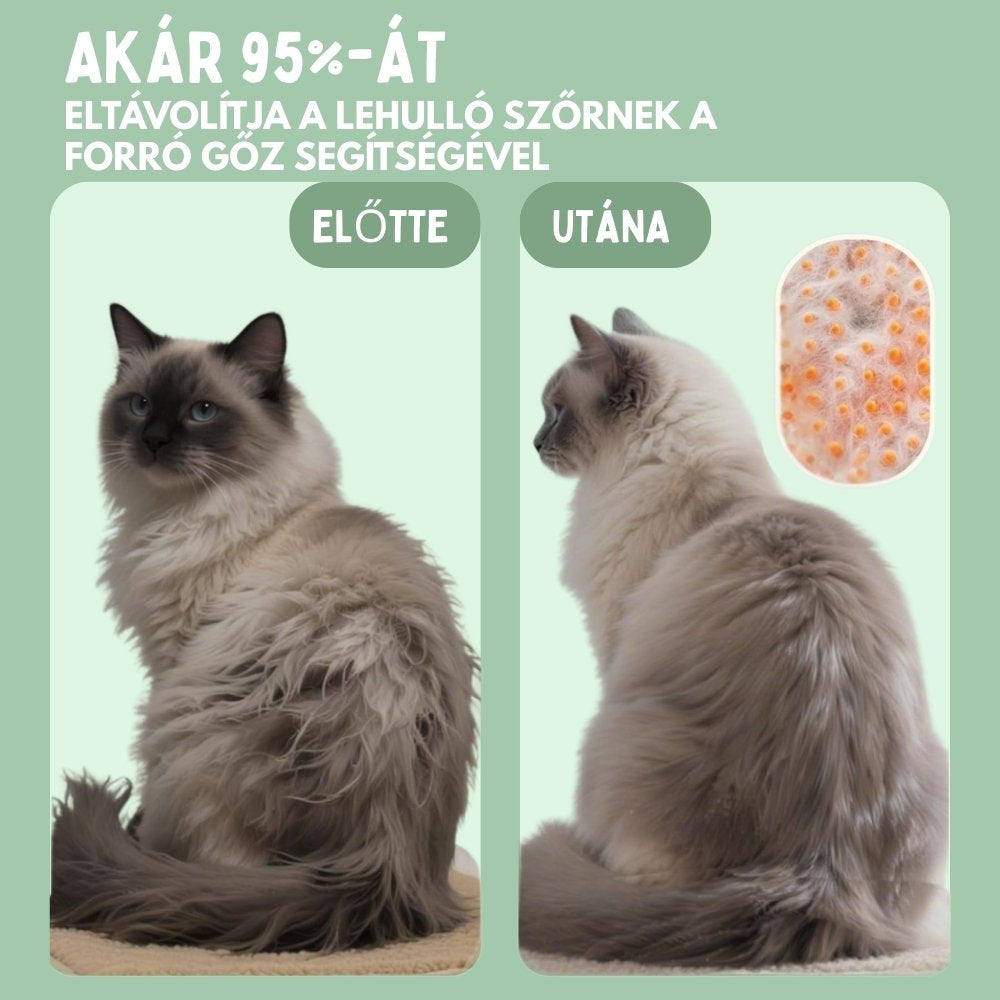 Veluna Steam Brush macskáknak