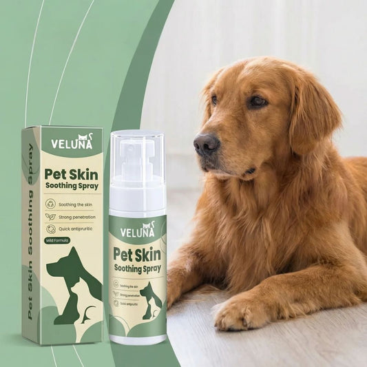 Veluna Állatorvos által Jóváhagyott Bőrnyugtató Permet Kutyáknak